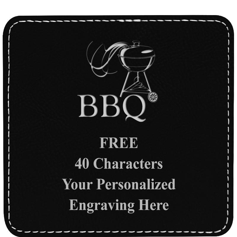 4" COASTER LEATHERETTE