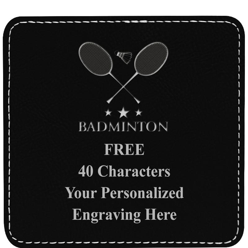 4" COASTER LEATHERETTE