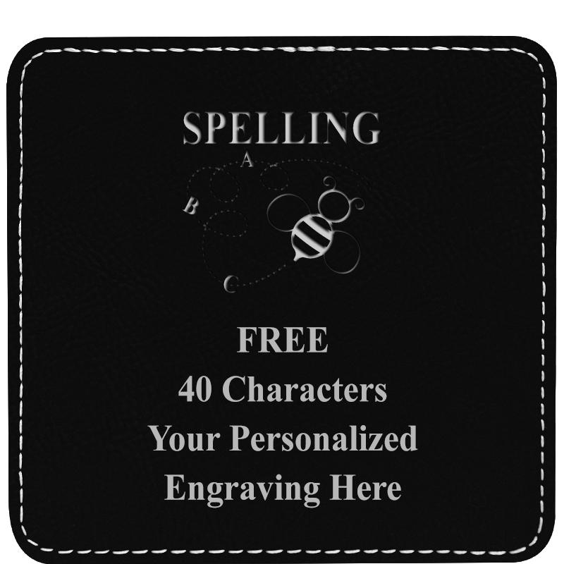 4" COASTER LEATHERETTE