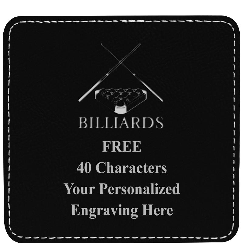 4" COASTER LEATHERETTE