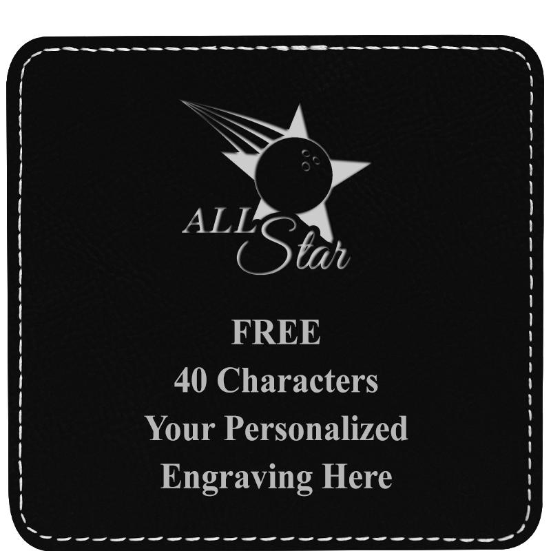 4" COASTER LEATHERETTE