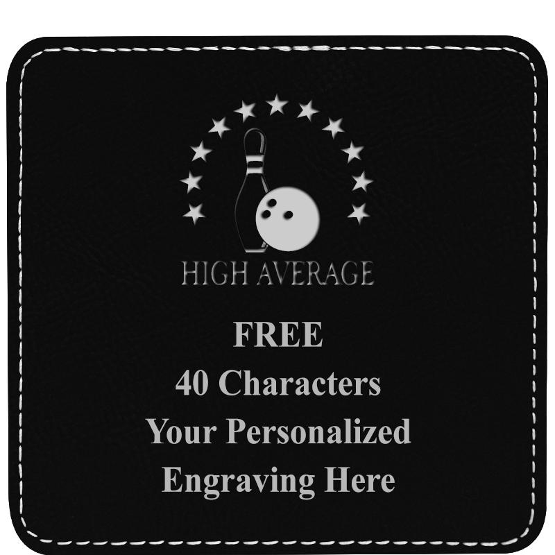 4" COASTER LEATHERETTE