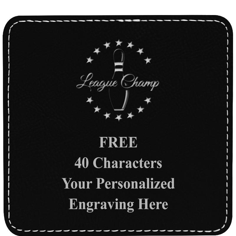 4" COASTER LEATHERETTE