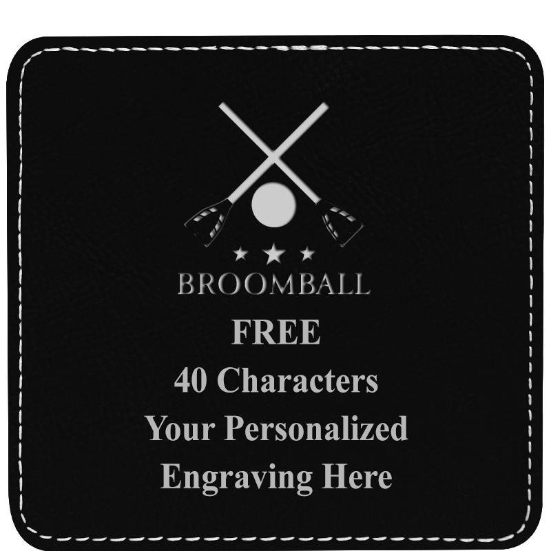 4" COASTER LEATHERETTE