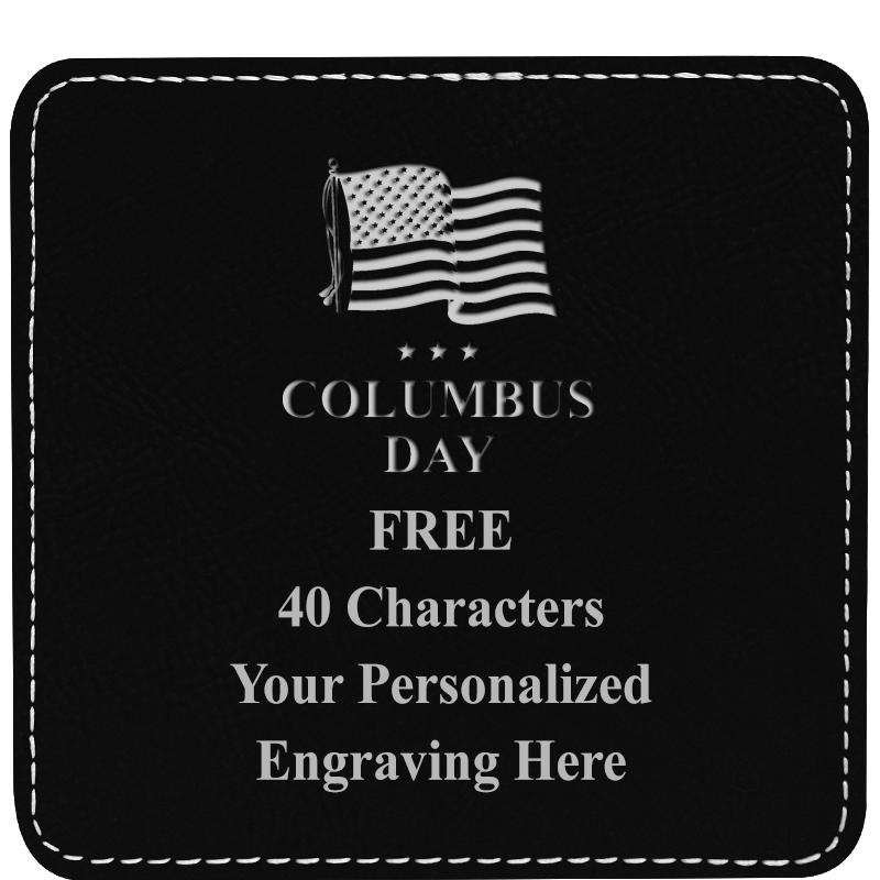 4" COASTER LEATHERETTE