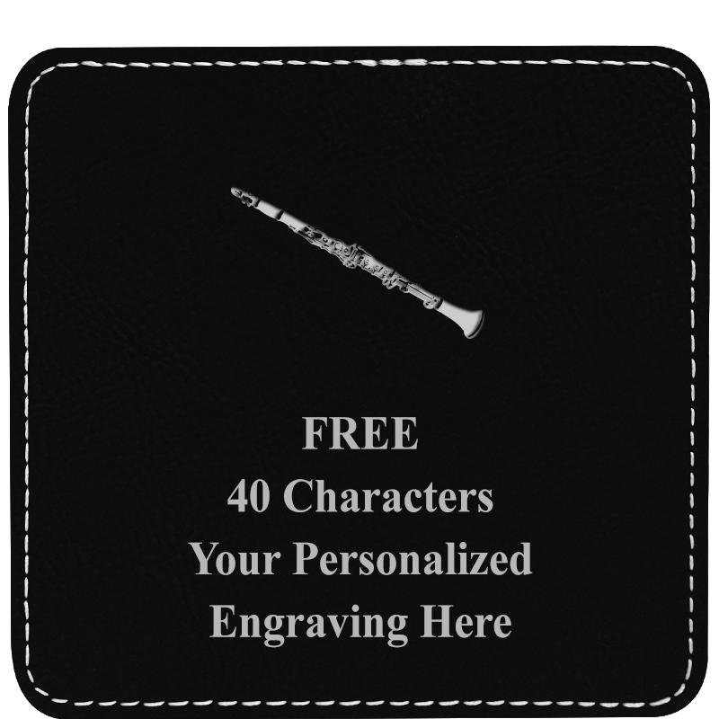 4" COASTER LEATHERETTE