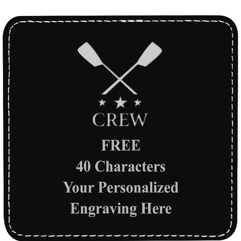 4" COASTER LEATHERETTE