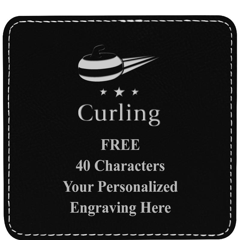 4" COASTER LEATHERETTE