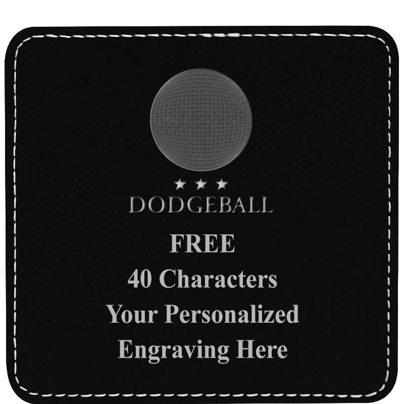 4" COASTER LEATHERETTE