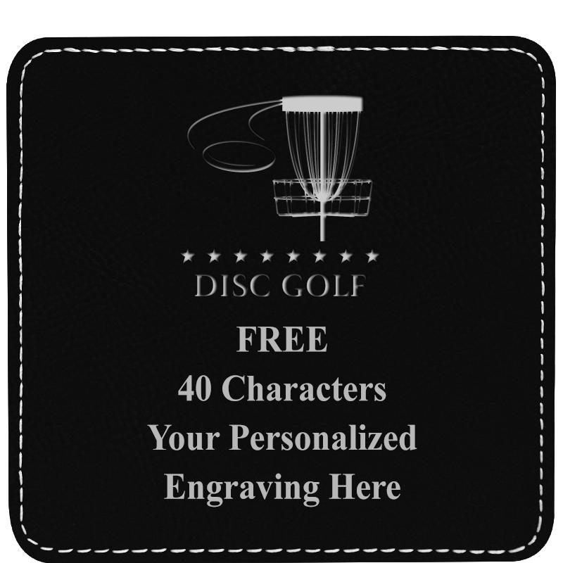 4" COASTER LEATHERETTE