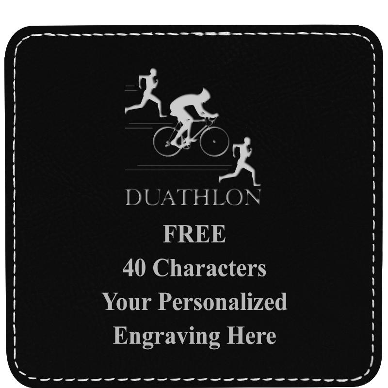 4" COASTER LEATHERETTE