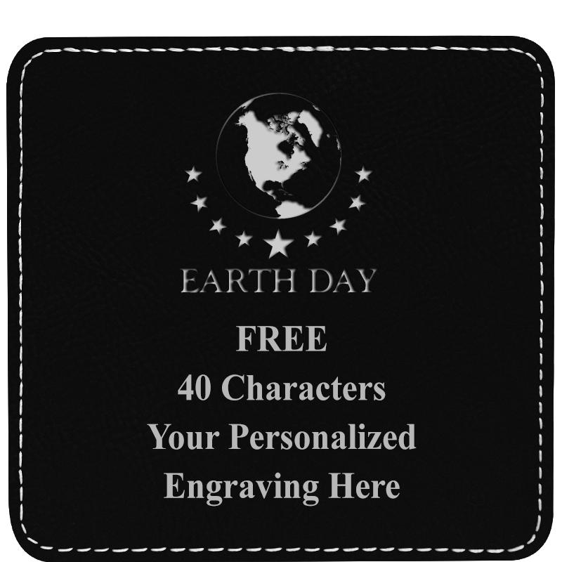 4" COASTER LEATHERETTE