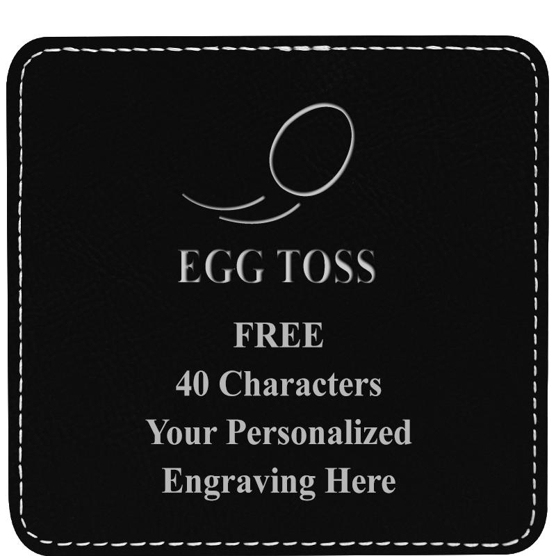 4" COASTER LEATHERETTE