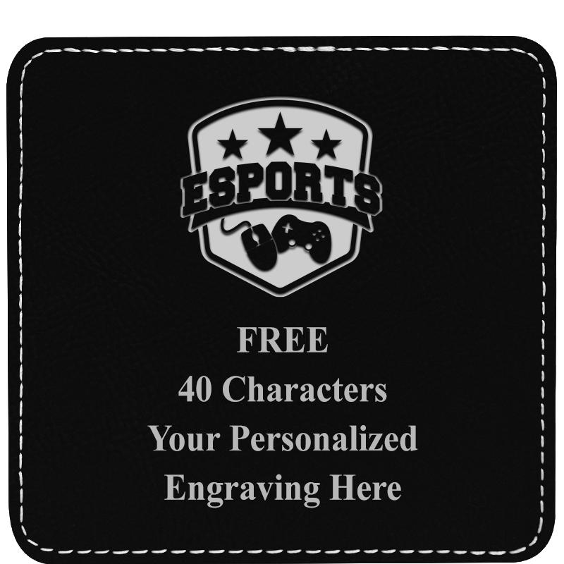 4" COASTER LEATHERETTE