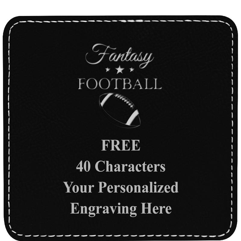 4" COASTER LEATHERETTE