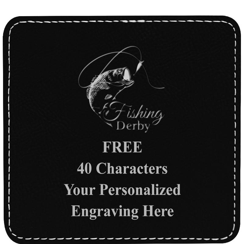 4" COASTER LEATHERETTE