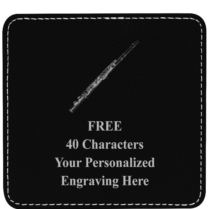 4" COASTER LEATHERETTE