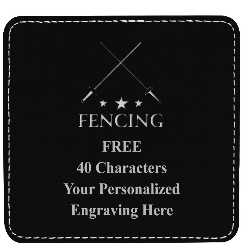 4" COASTER LEATHERETTE