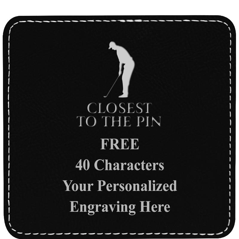 4" COASTER LEATHERETTE