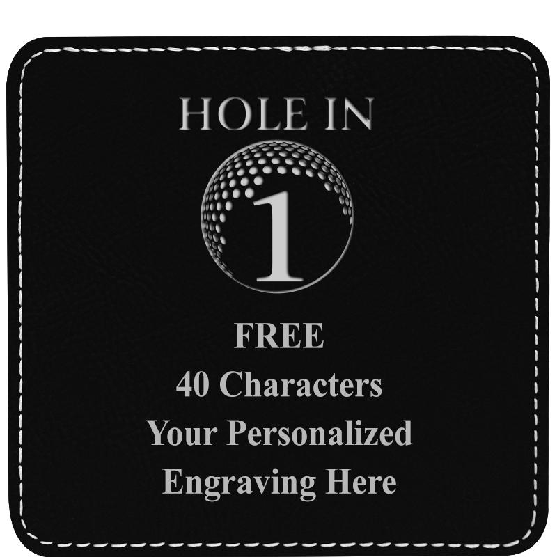4" COASTER LEATHERETTE