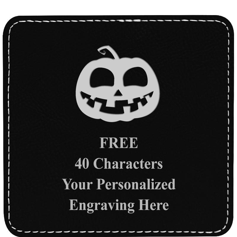 4" COASTER LEATHERETTE