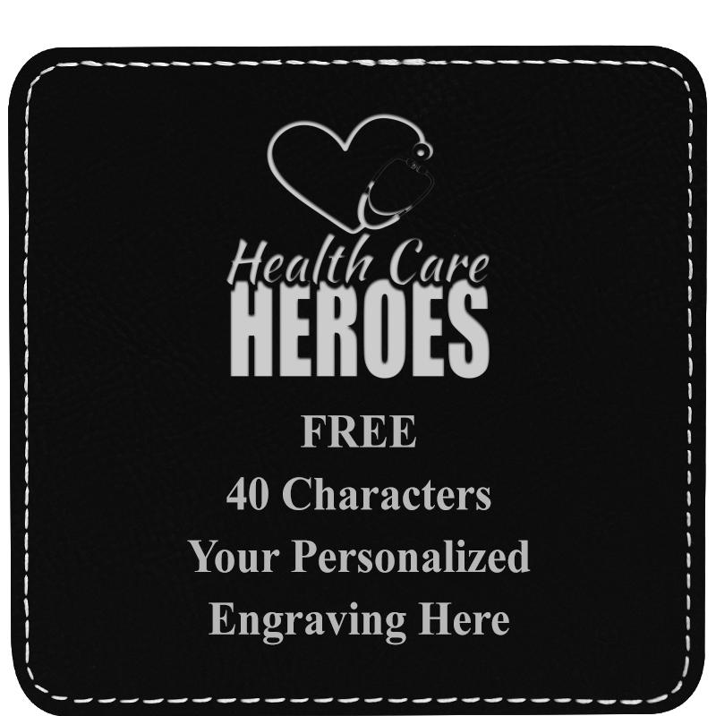 4" COASTER LEATHERETTE