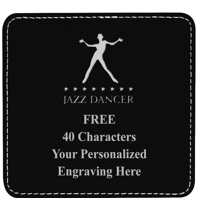 4" COASTER LEATHERETTE