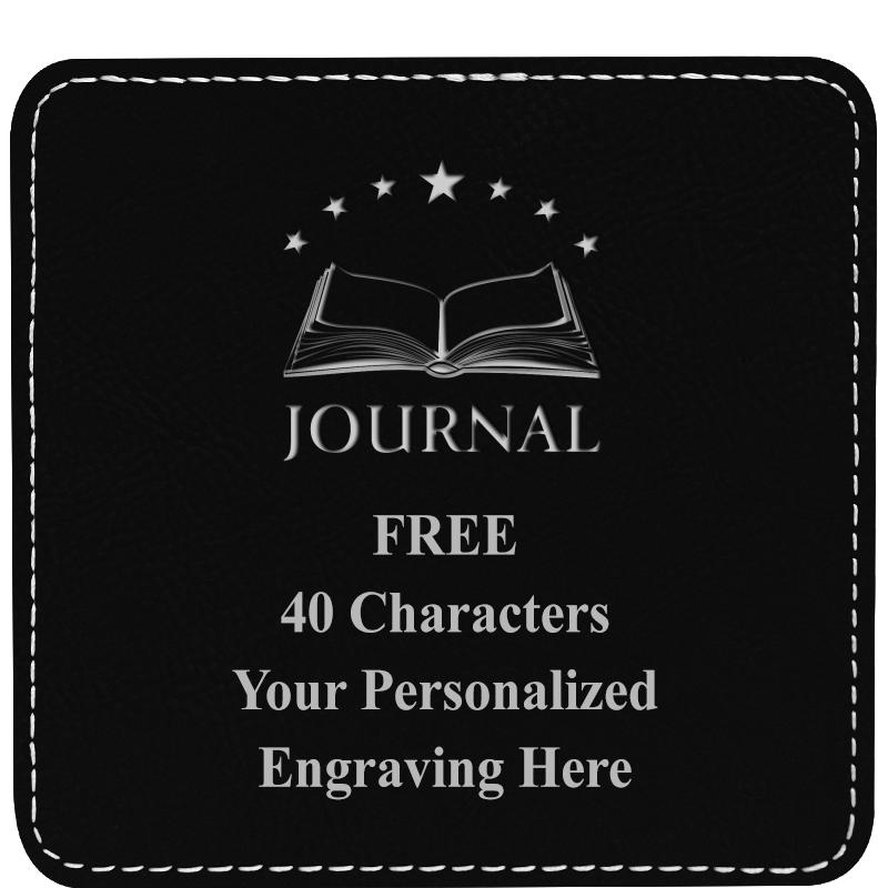 4" COASTER LEATHERETTE