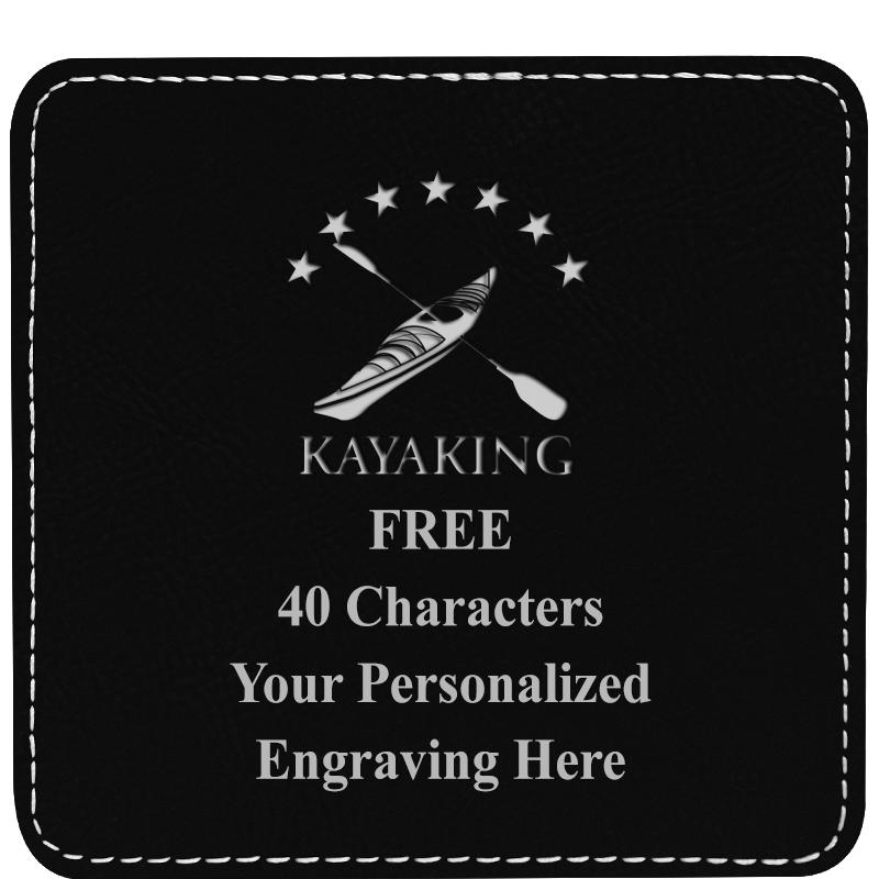 4" COASTER LEATHERETTE