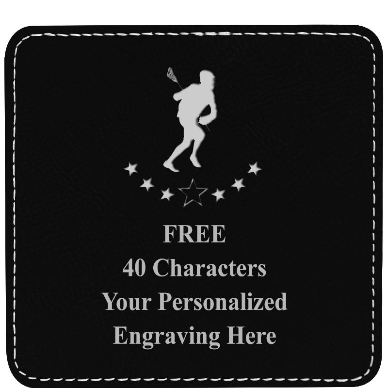 4" COASTER LEATHERETTE