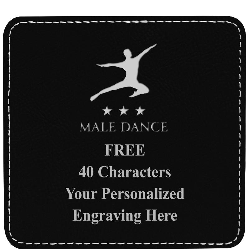 4" COASTER LEATHERETTE