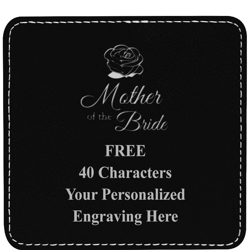4" COASTER LEATHERETTE