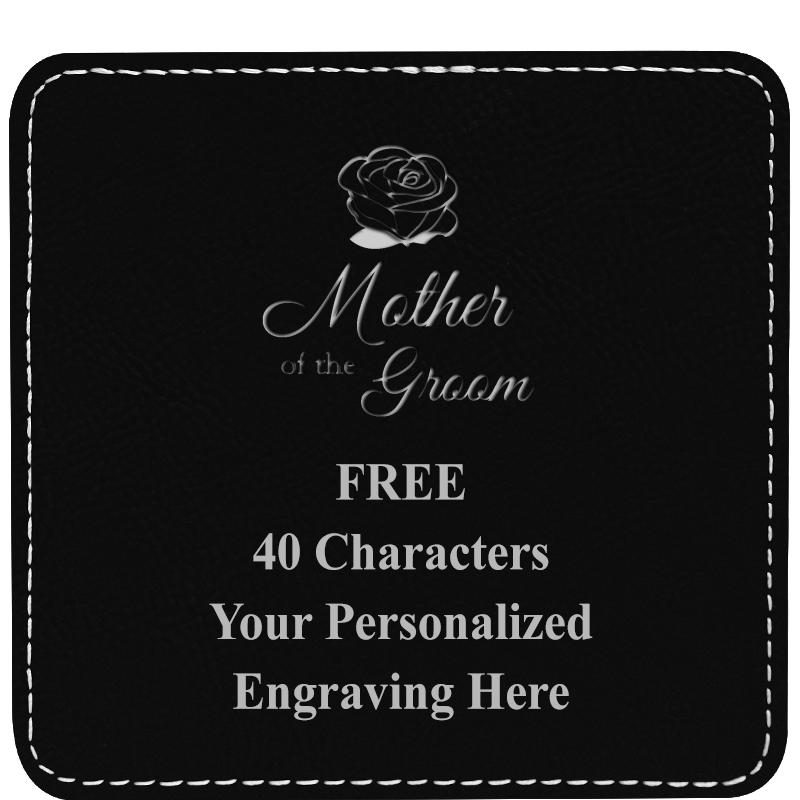4" COASTER LEATHERETTE