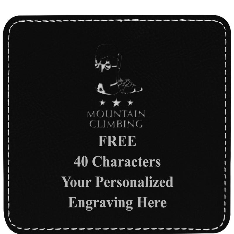 4" COASTER LEATHERETTE