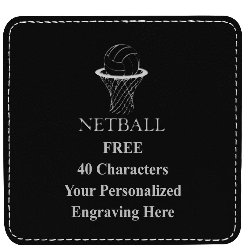 4" COASTER LEATHERETTE