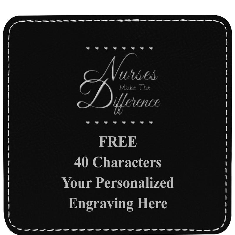 4" COASTER LEATHERETTE