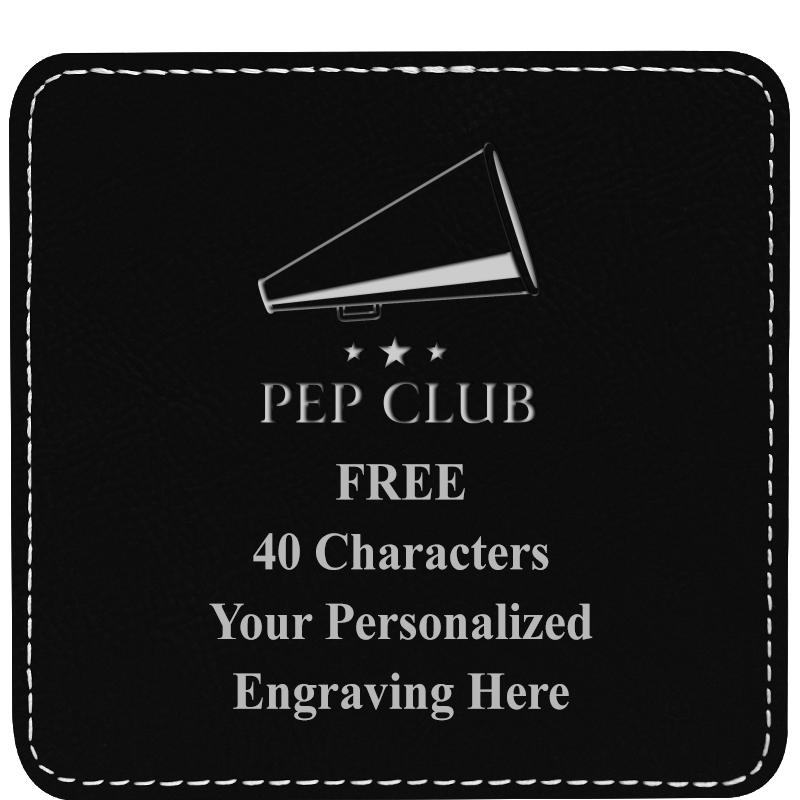 4" COASTER LEATHERETTE