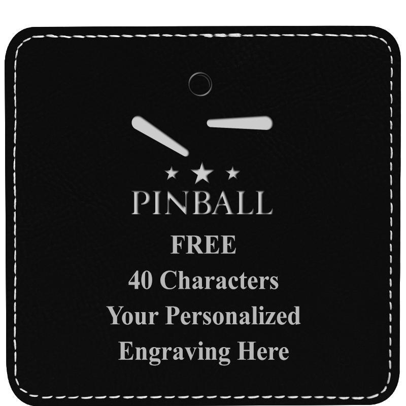 4" COASTER LEATHERETTE