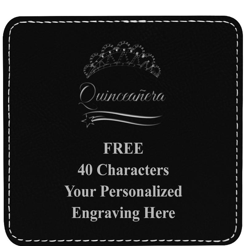 4" COASTER LEATHERETTE