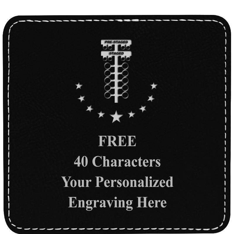 4" COASTER LEATHERETTE