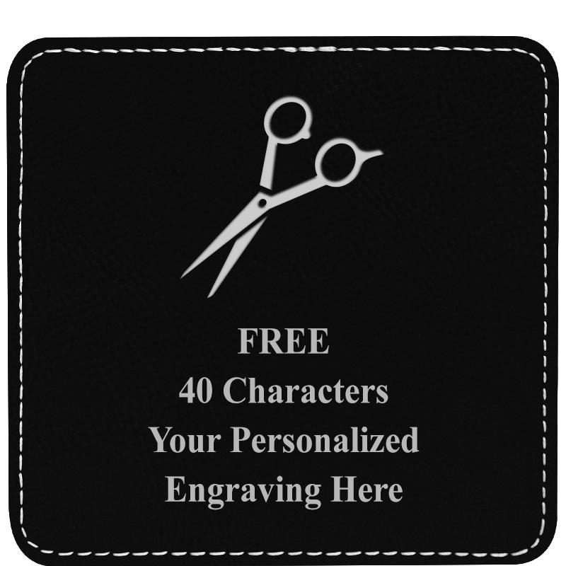 4" COASTER LEATHERETTE