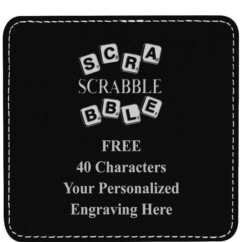 4" COASTER LEATHERETTE