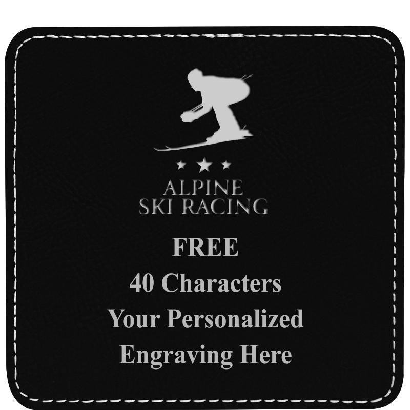 4" COASTER LEATHERETTE