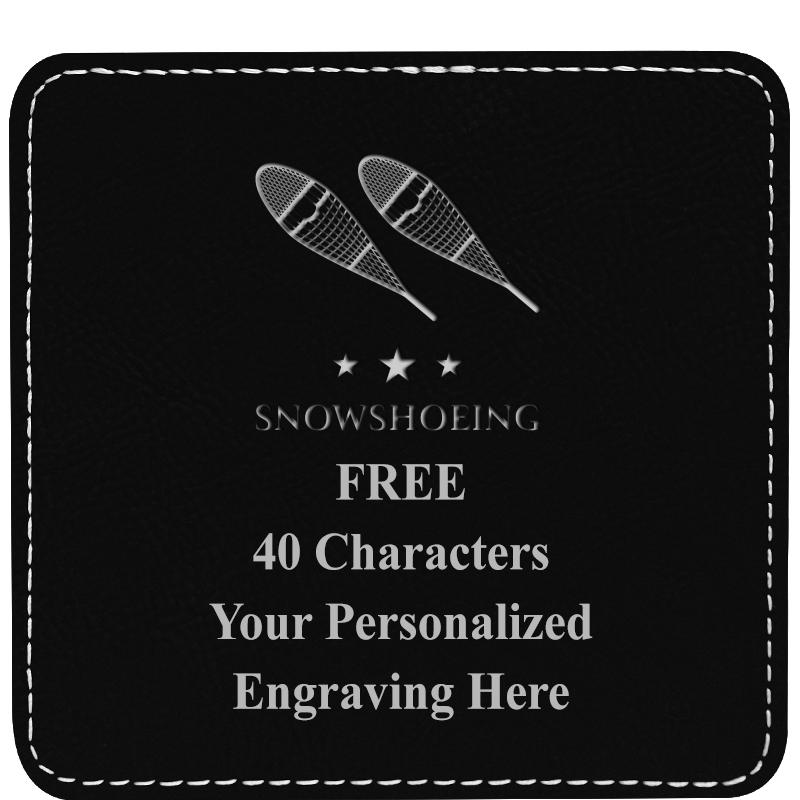 4" COASTER LEATHERETTE