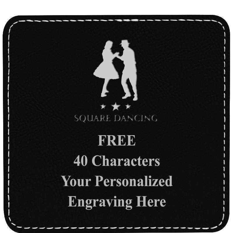 4" COASTER LEATHERETTE