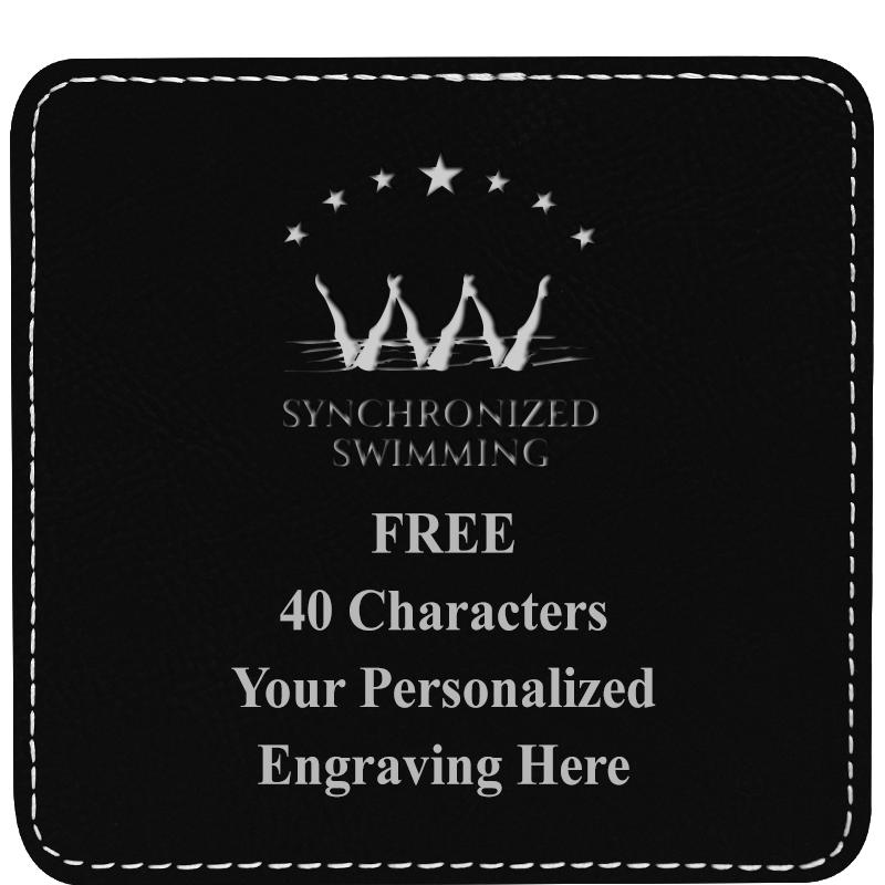 4" COASTER LEATHERETTE