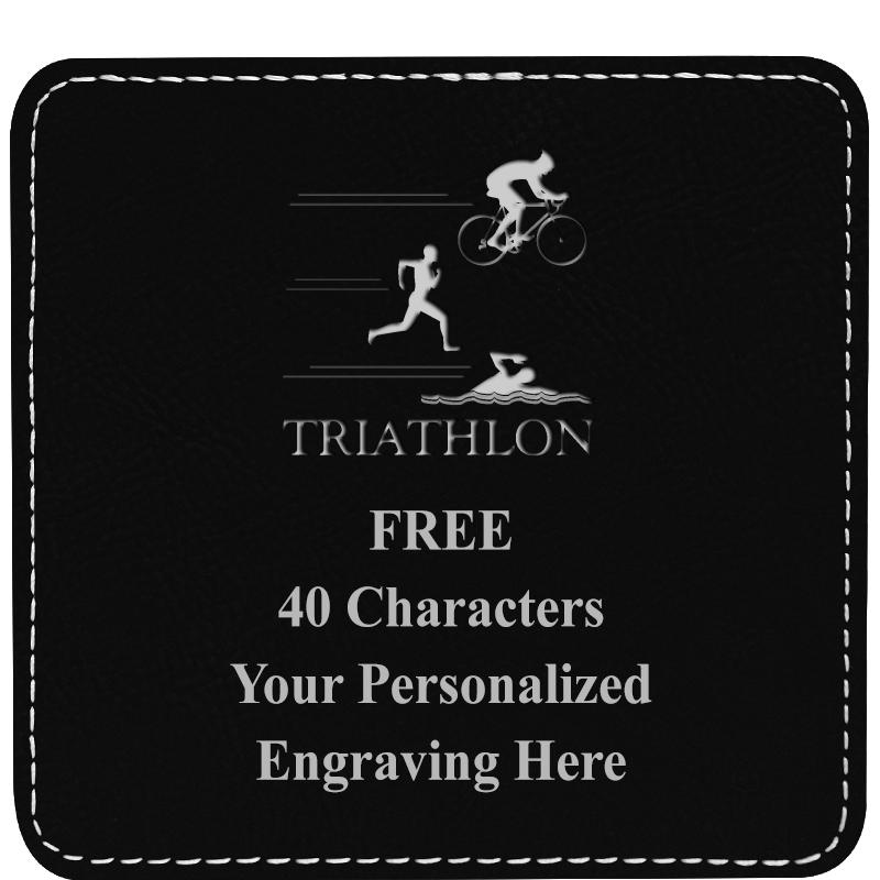 4" COASTER LEATHERETTE