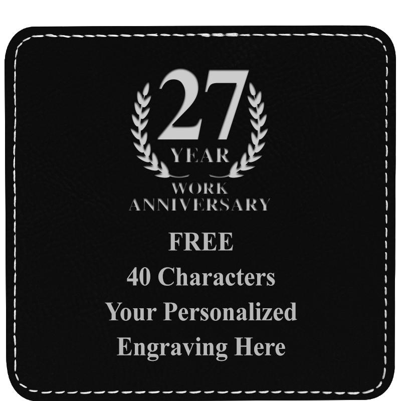4" COASTER LEATHERETTE