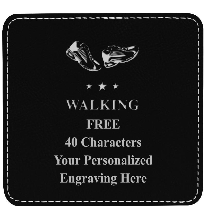 4" COASTER LEATHERETTE