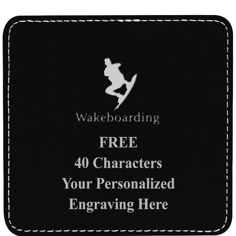 4" COASTER LEATHERETTE
